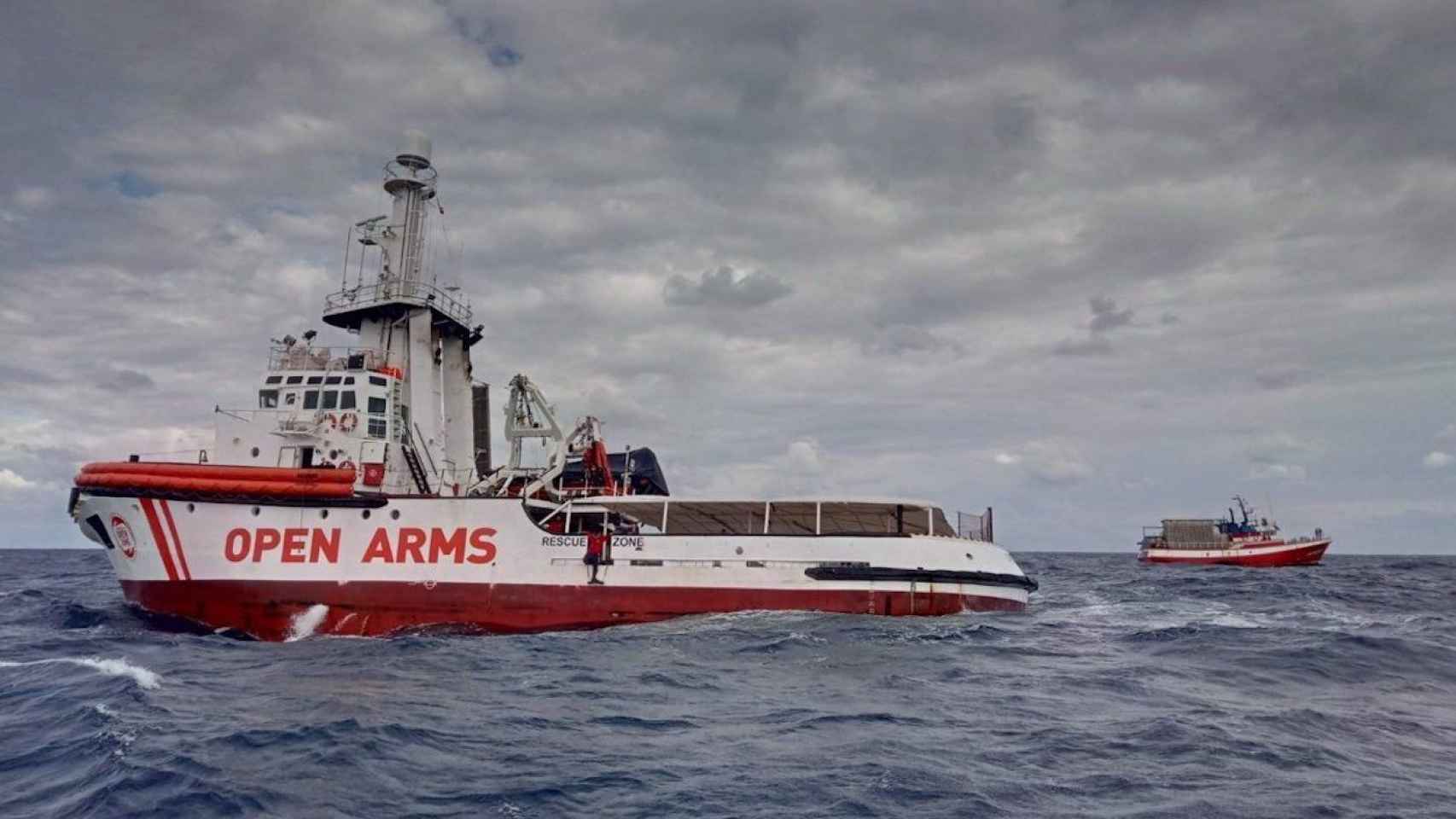 El buque de Proactiva Open Arms, que este lunes atracará en Italia / EUROPA PRESS