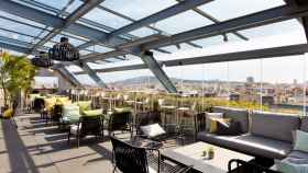 Terraza climatizada del hotel Royal de Paseo de Gràcia / HOTEL ROYAL
