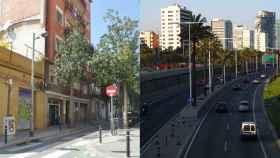 Fotomontaje con la mejor y la peor calle para vivir de Barcelona / MA