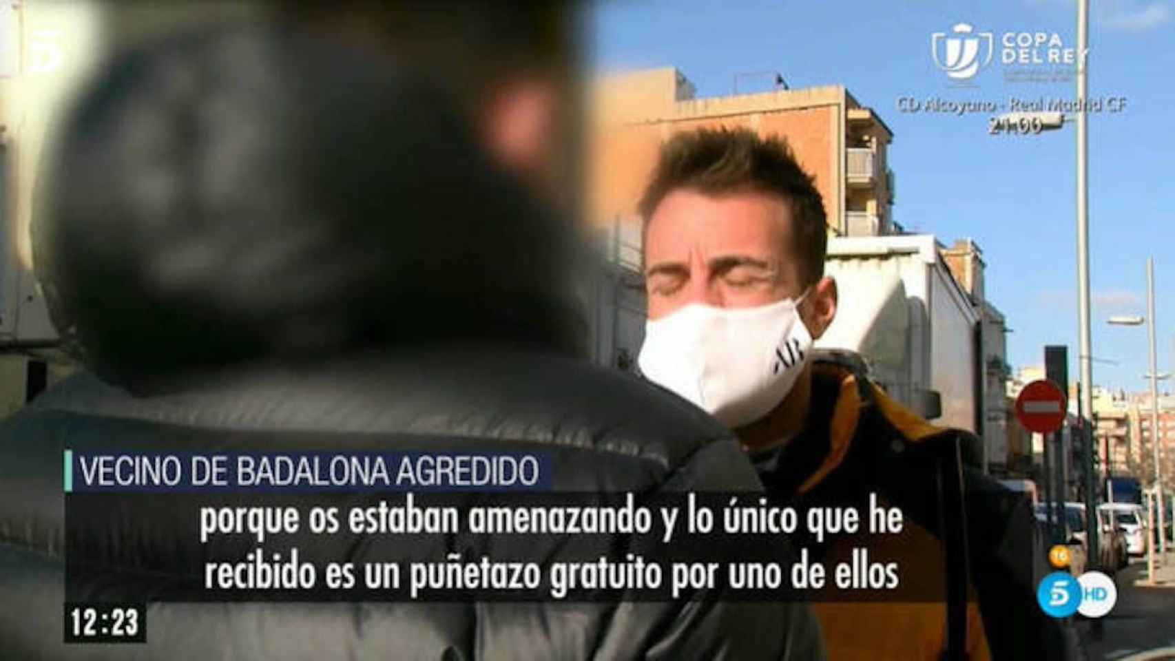 Reportero del programa Ana Rosa agredido en Badalona / TELECINCO
