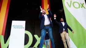 Santiago Abascal, en un acto de Vox en Barcelona / EFE