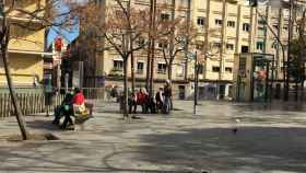 Vecinos del Carmel en la plaza Pastrana / RP