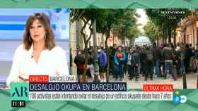 'El programa de Ana Rosa' cubre un desalojo en Sant Andreu / TELECINCO