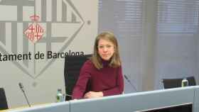 Janet Sanz en el Ayuntamiento de Barcelona / EUROPA PRESS