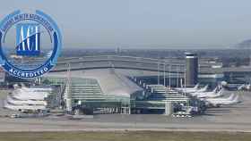 Vista del Aeropuerto de Barcelona con la acreditació del ACI / EUROPA PRESS