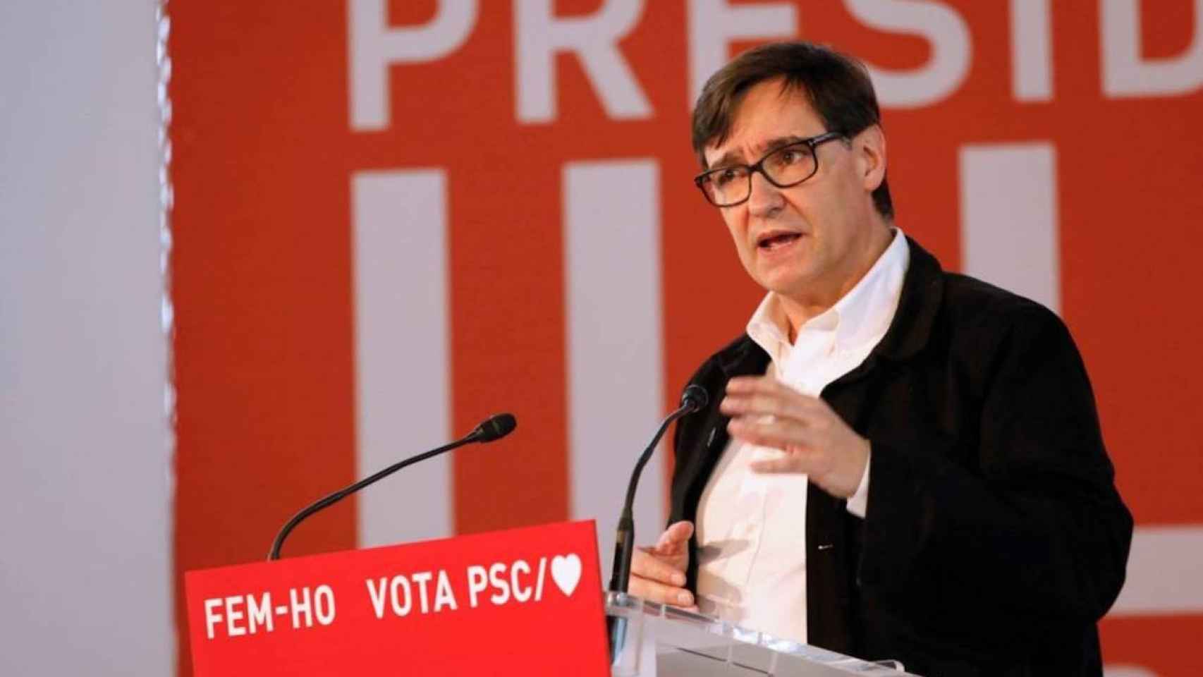 El candidato del PSC a la presidencia de la Generalitat, Salvador Illa / EFE