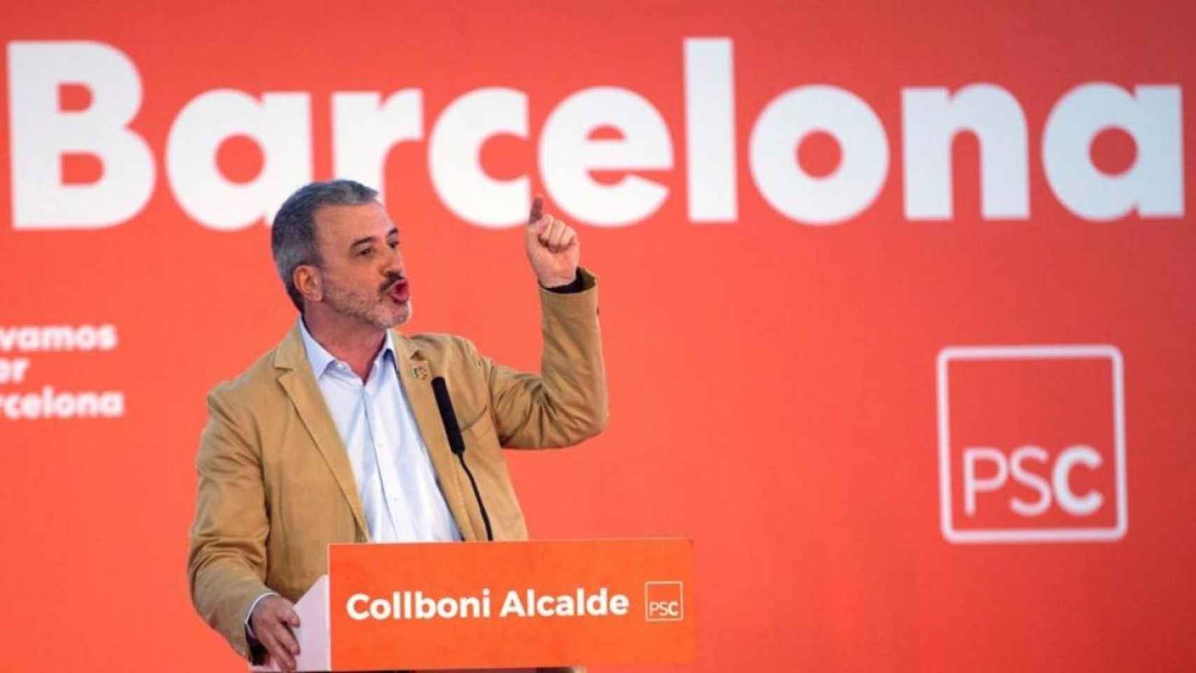 Jaume Collboni, durante la campaña electoral de las municipales / EFE