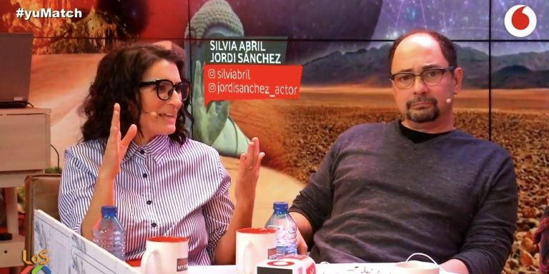 Sílvia Abril y Jordi Sànchez, compañeros en La que se avecina / REDES SOCIALES