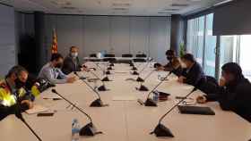 Reunión del conseller Miquel Sàmper con la cúpula de los Mossos d'Esquadra / EUROPA PRESS