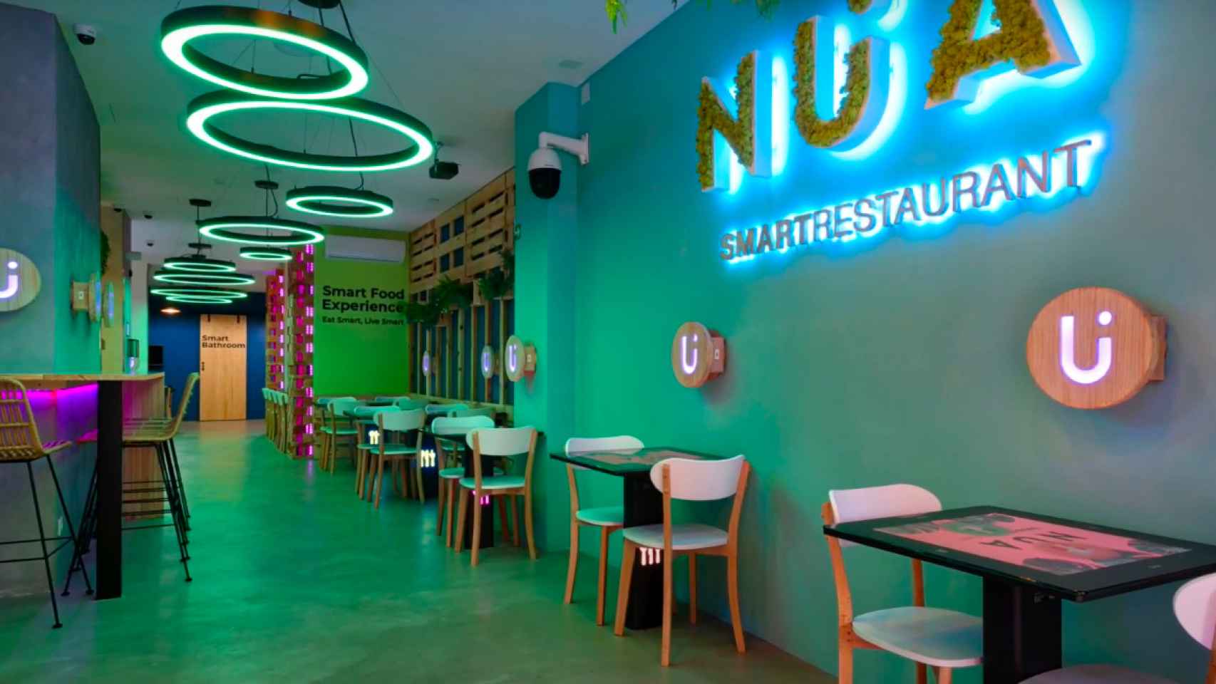 El primer restaurante inteligente de Europa, situado en Barcelona / NÜA Smart Restaurant