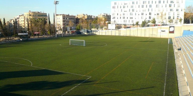 Camp de l'Àliga, donde disputan sus encuentros algunos equipos del CE Europa / WIKI