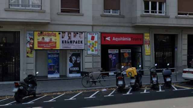 El Aquitània Teatre visto desde el exterior / GOOGLE STREET VIEW