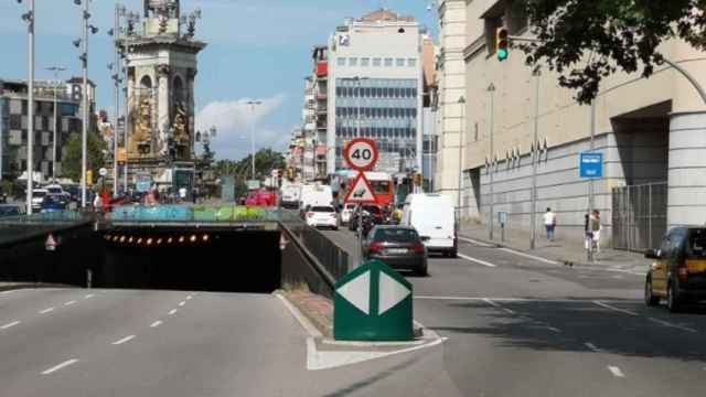 Túnel de plaza Espanya de Barcelona / AJ BCN