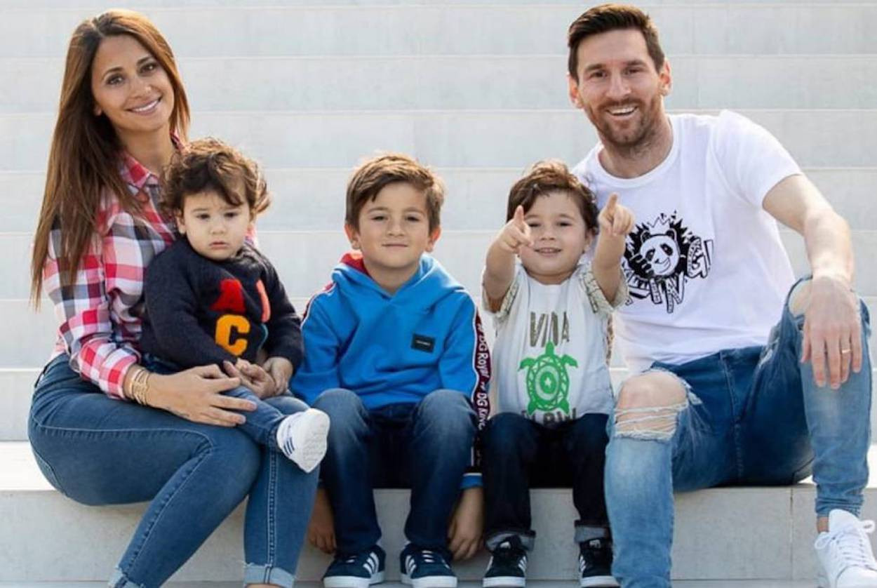  Leo Messi y Antonela Roccuzzo, junto a sus hijos / INSTAGRAM