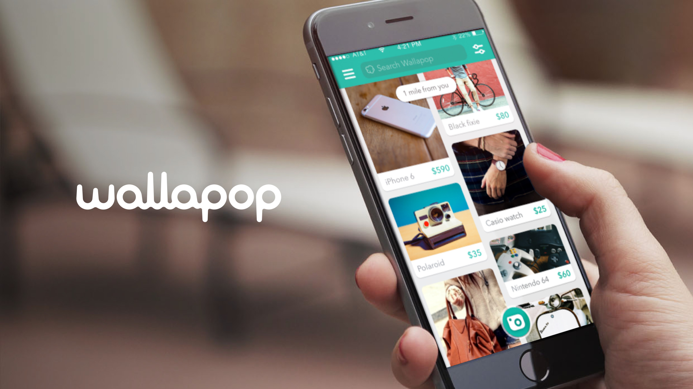 Un usuario de Wallapop usando la plataforma / WALLAPOP