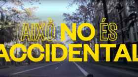 Captura de pantalla del primer vídeo de la impactante campaña de la Urbana para prevenir accidentes de tráfico / AJUNTAMENT DE BARCELONA