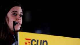 Anna Saliente, exalcaldable de la CUP por Barcelona, en un acto del partido / EFE - ALEJANDRO GARCÍA