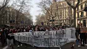 Imagen de una manifestación contra los abusos de poder y acoso sexual del Institut del Teatre / EUROPA PRESS