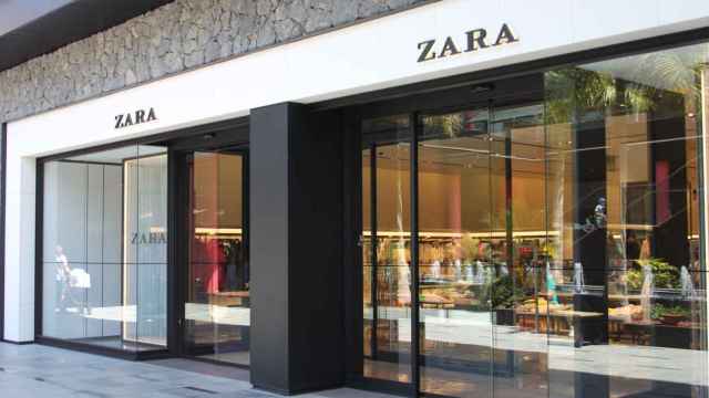 Exterior de una tienda de Zara en una imagen de archivo