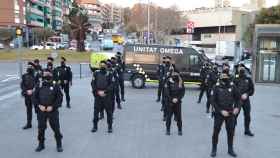 Presentación de la unidad Omega de la Guardia Urbana el 1 de febrero / AYUNTAMIENTO DE BADALONA