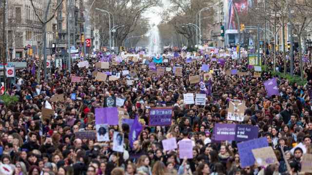 Manifestación del 8M del año pasado en Barcelona / EUROPA PRESS - Pau Venteo