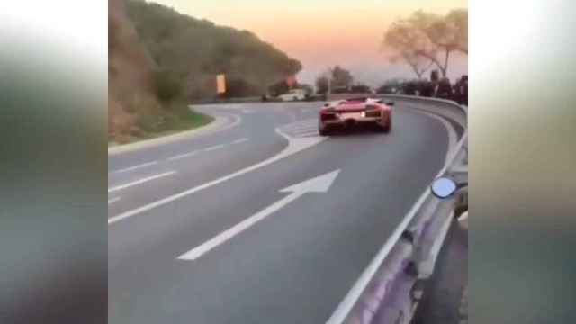 VÍDEO: Accidente en Barcelona durante carreras ilegales