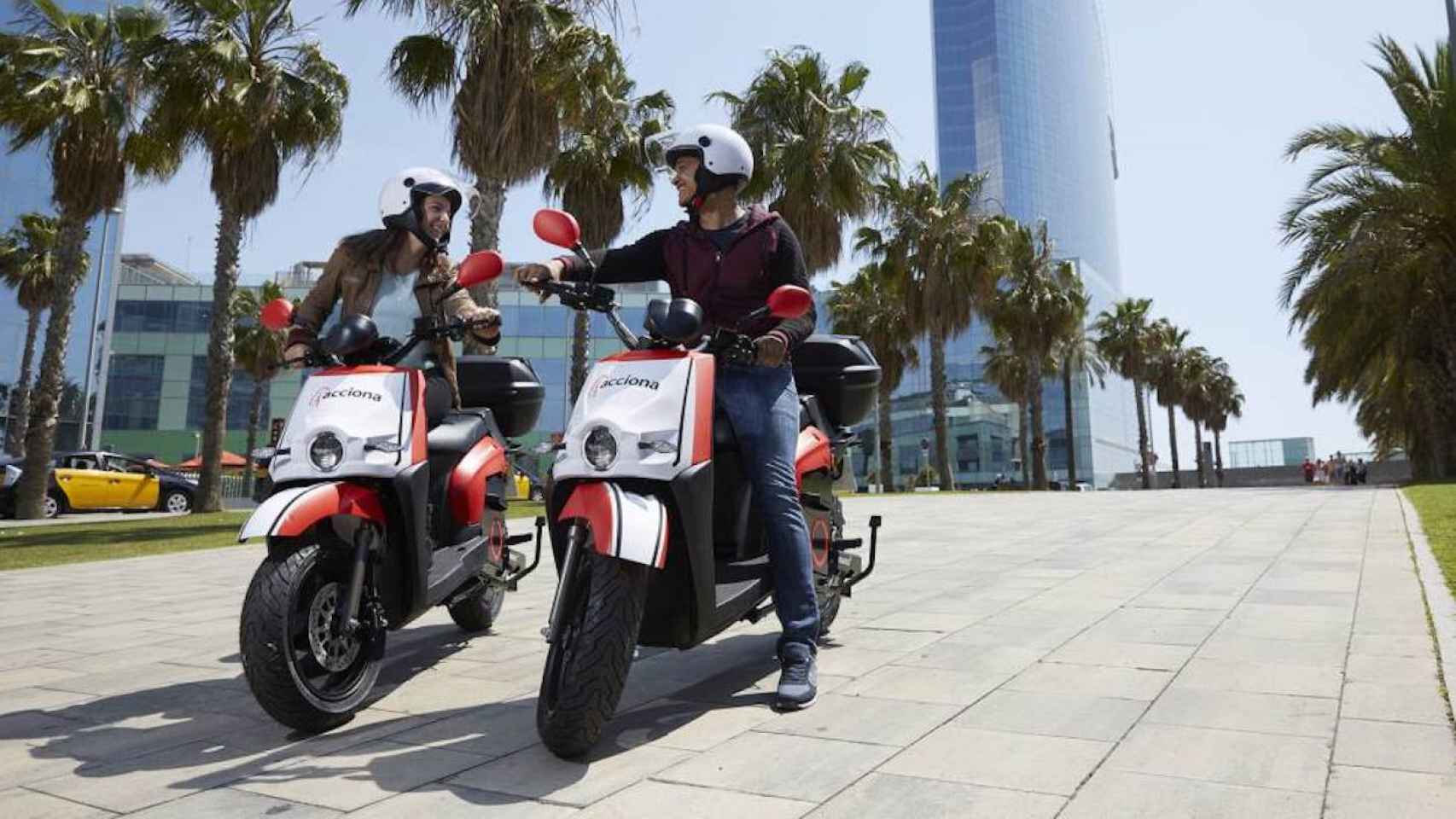 Vehículos de 'motosharing' en Barcelona / ACCIONA