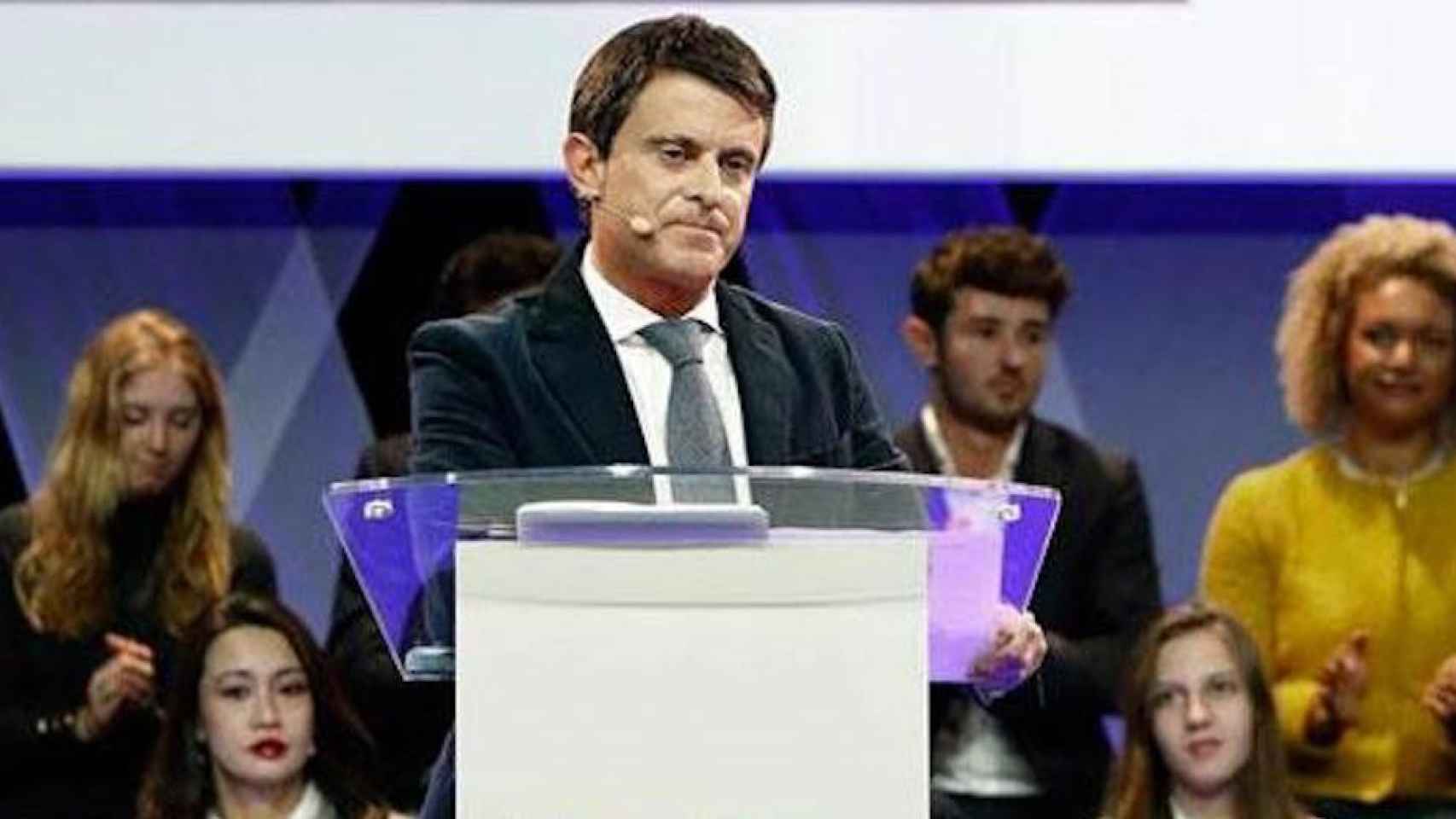 Manuel Valls, durante la campaña electoral de 2019 / EFE