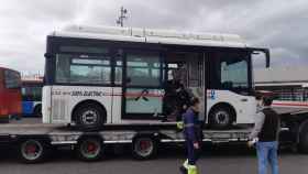 El bus cedido a TMB que fue sancionado por la Guardia Urbana / CEDIDA