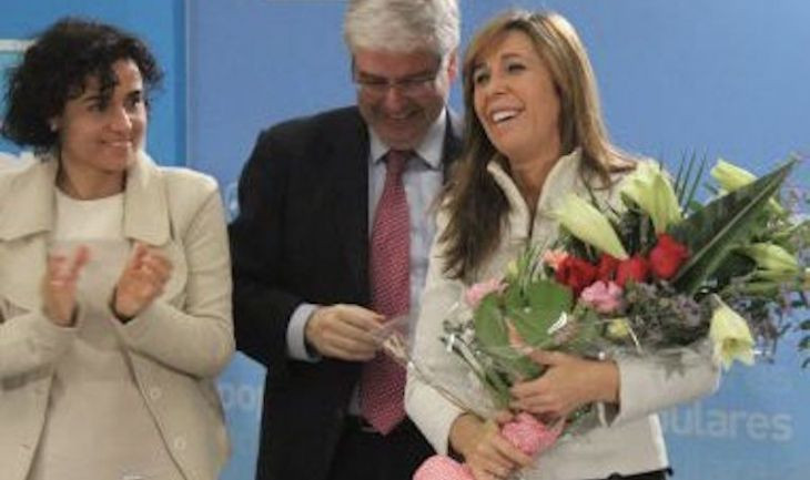 Dolors Montserrat, Jordi Cornet y Alicia Sánchez-Camacho en una imagen de archivo / TWITTER 