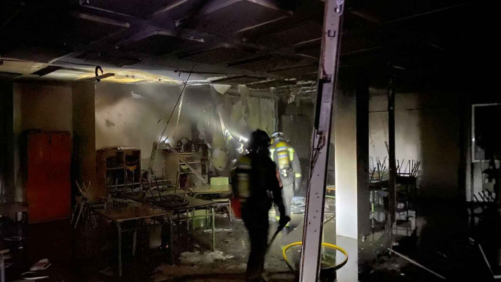 Incendio en una guardería de Barcelona / BOMBERS DE LA GENERALITAT