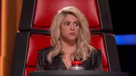 Shakira, con cara de asombro en 'The Voice'