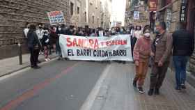 Manifestación en El Raval por la desaparición de Sandra / M.A.