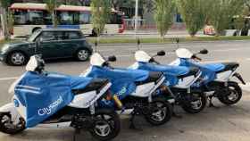 Motos de Cityscoot, operador francés de referencia de 'motosharing' / CITYSCOOT