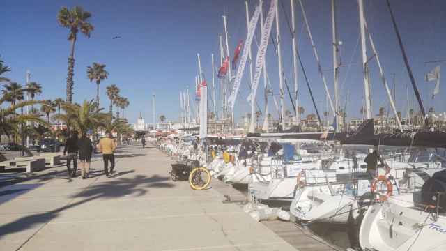 El Port Olímpic de Barcelona, en una imagen de este marzo / GUILLEM ANDRÉS