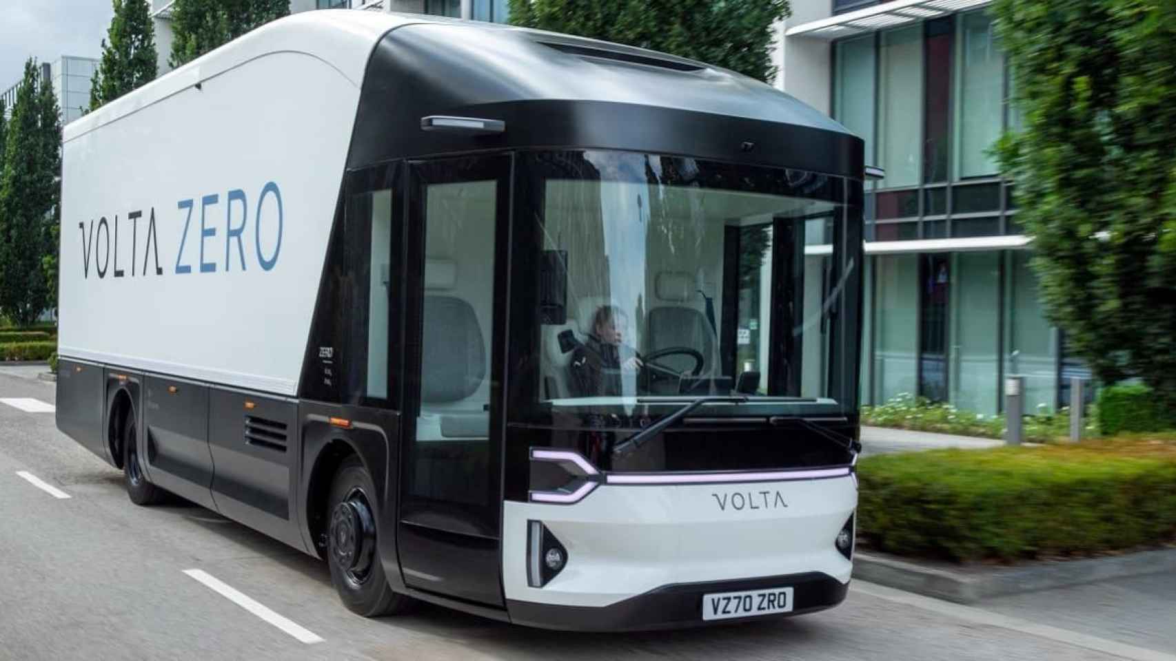 Recreación digital de uno de los futuros camiones eléctricos Volta / VOLTA TRUCKS