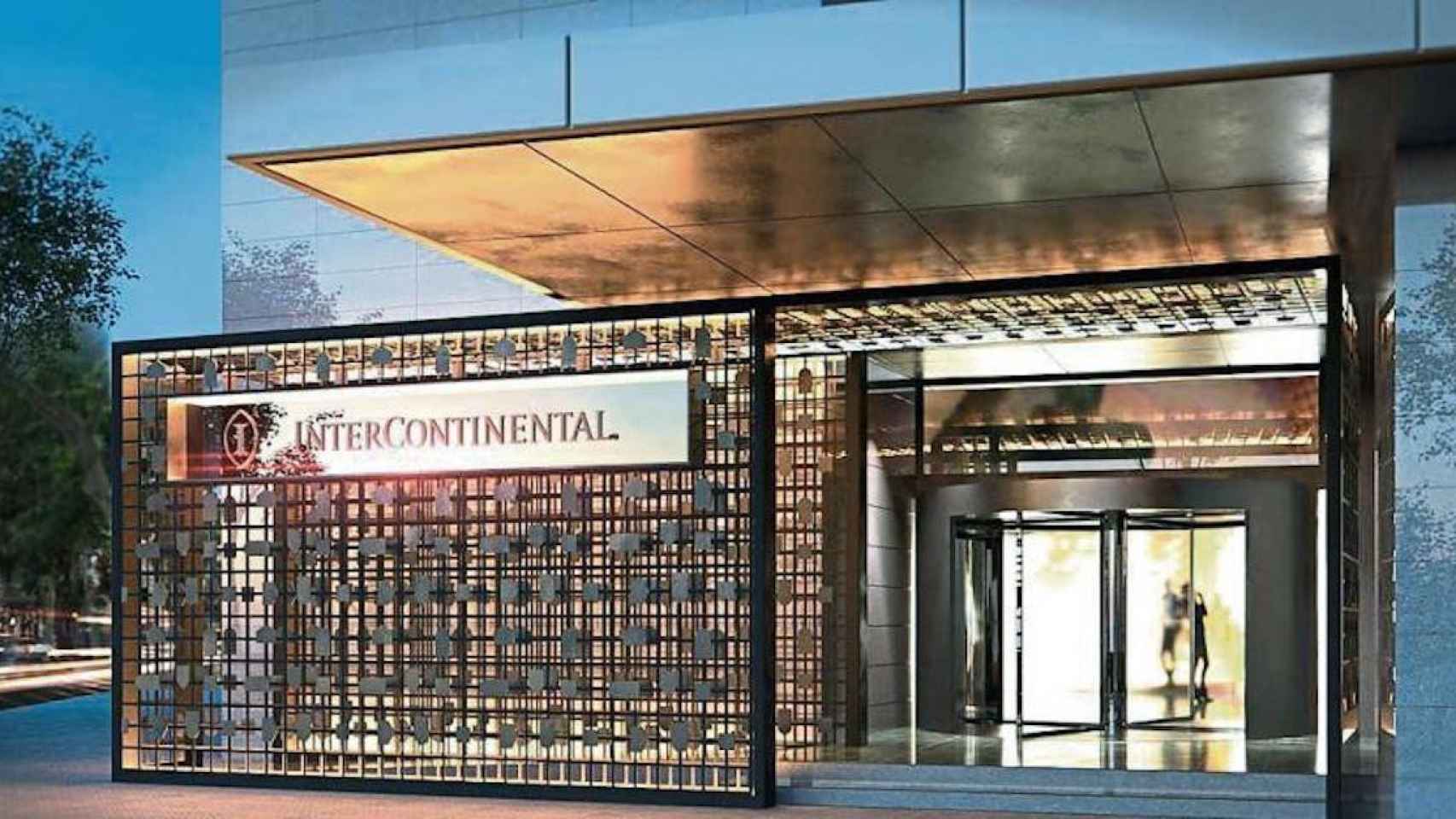 Imagen del futuro hotel Intercontinental en Barcelona / MA