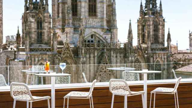 Terraza en Barcelona en una imagen de archivo