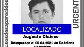 Augusto, el joven desaparecido en Badalona / SOS DESAPARECIDOS
