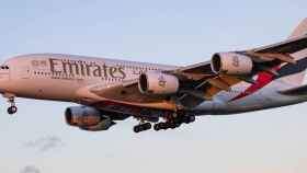 Avión de la compañía Emirates en una imagen de archivo