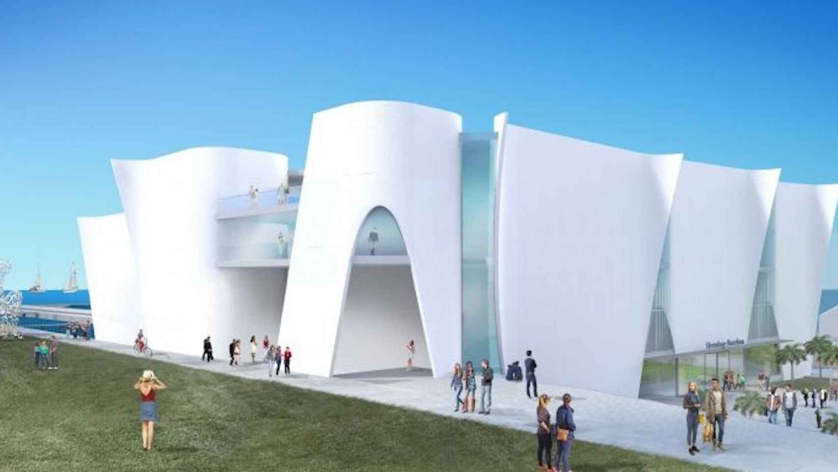 Imagen del futuro museo Hermitage en la Barceloneta / CEDIDA