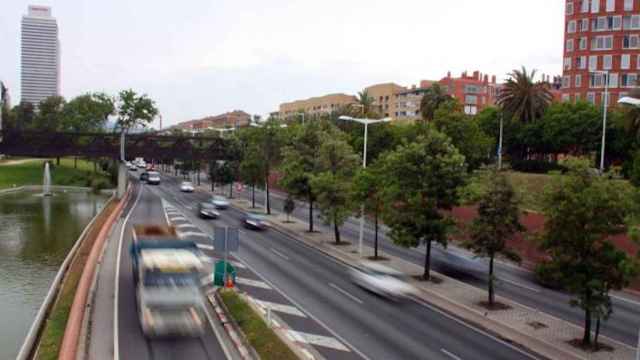 La ronda Litoral de Barcelona en una imagen de archivo