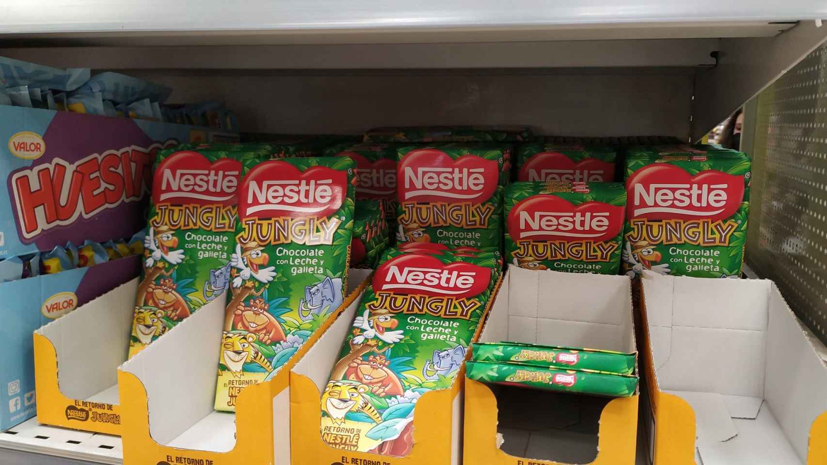 Nestlé Jungly en un supermercado / REDES SOCIALES