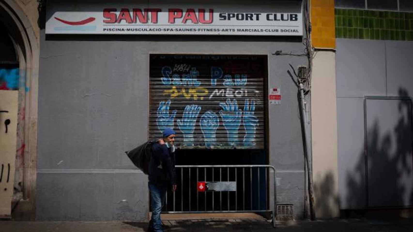 Frenan el desahucio del gimnasio social Sant Pau, en el Raval / EUROPA PRESS