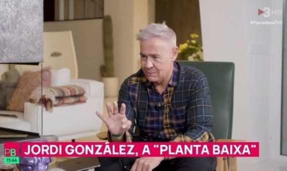 Jordi González durante la entrevista en el programa 'Planta Baixa' / TV3