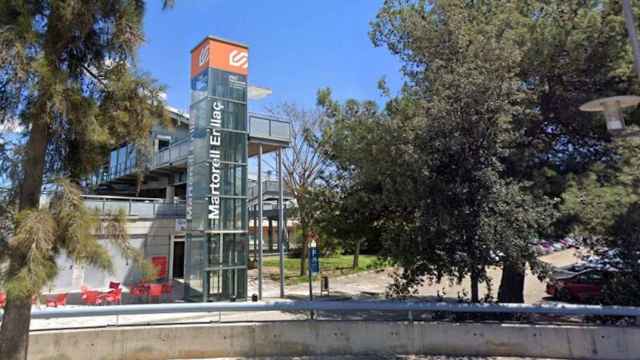 Imagen de la estación de Martorell Enllaç, donde sucedió el ataque / GOOGLE STREET VIEW