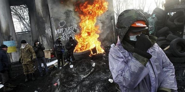 Imagen de los disturbios de Ucrania en 2013 / EFE