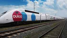 Tren de la compañía Ouigo, que ofrece trayectos 'low cost' entre Barcelona y Madrid / OUIGO