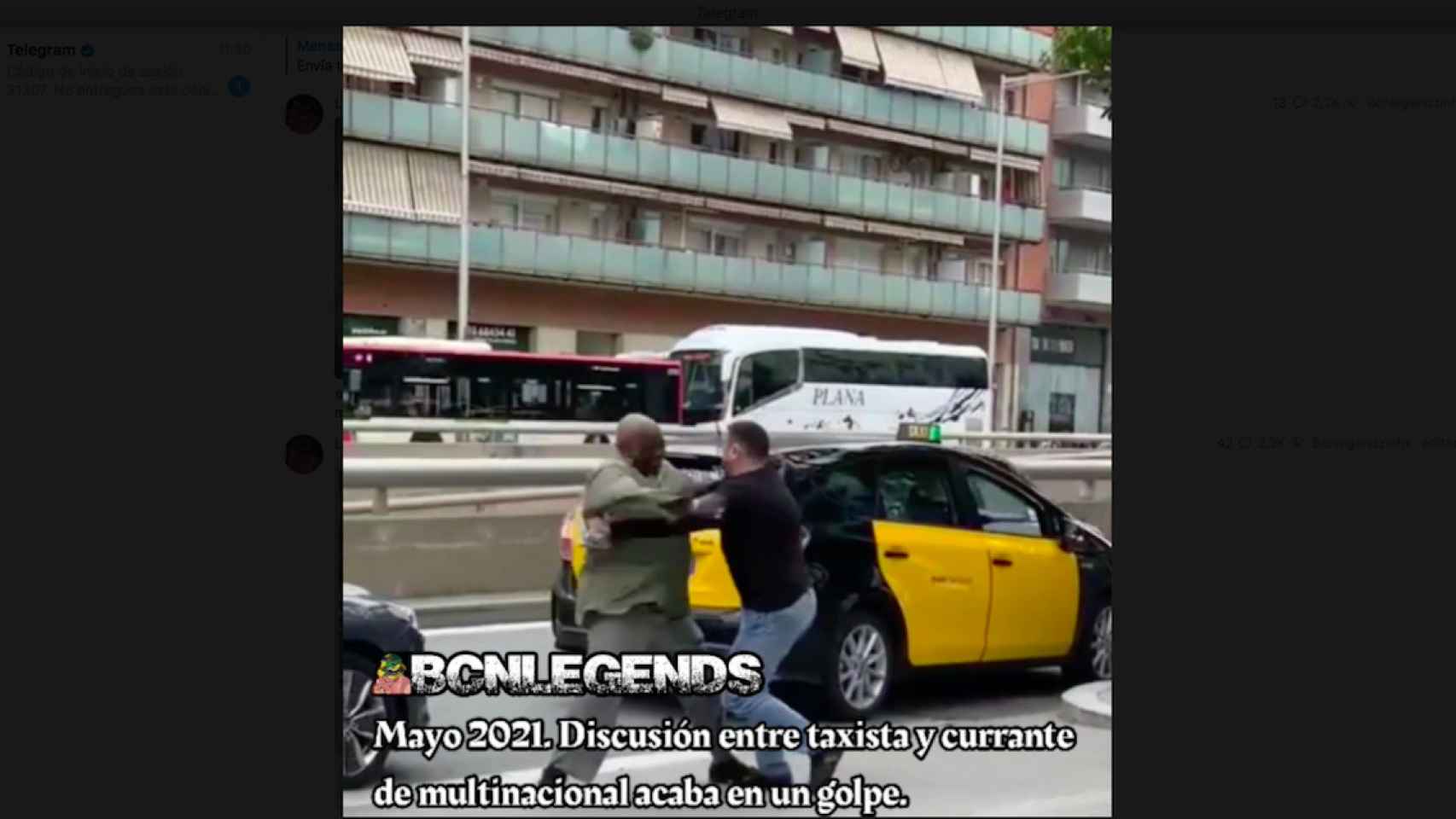 Un taxista y un conductor de Cabify se pelean en Barcelona / BCN LEGENDS