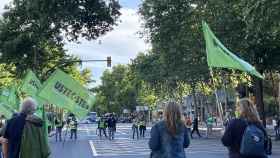 Manifestación contra los recortes en educación en Barcelona / USTEC